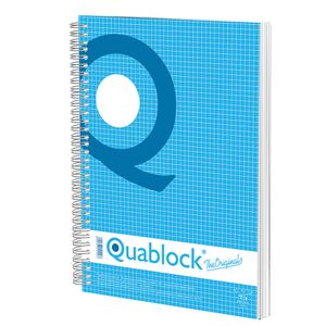 Caiet spiralat Pigna Quablock cu 120 de file A4, matematica