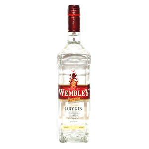 Dry Gin Wembley London alcool 40%, 1 l