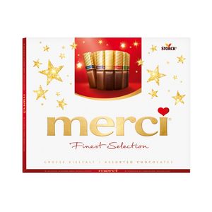 Ciocolata asortata Merci Rosu, 250g