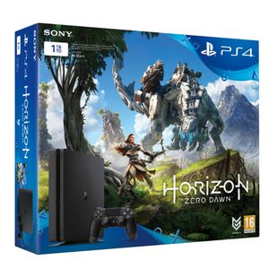 Consola Playstation 4 1TB cu joc Horizon Zero Dawn si acces la PSN Plus timp de 3 luni