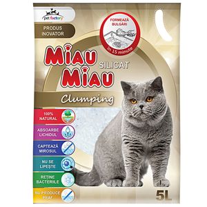 Asternut igienic pentru pisici Miau Miau, 5 l