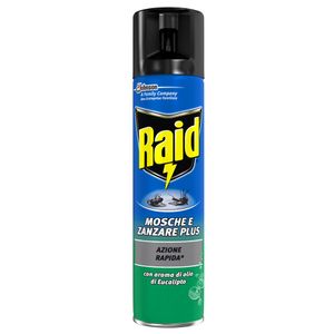 Spray Raid pentru muste si tantari cu eucalipt, 400 ml