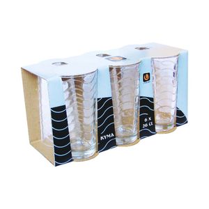 Set 6 pahare pentru apa Uniglass Kyma 245ml