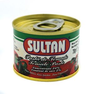 Pasta de tomate Sultan, concentratie 24%, 70 g