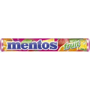 Drajeuri gumate mentolate Mentos Fruit 38 g