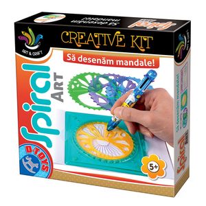 Kit creativ D-Toys Spiral Art - Sa desenam mandale!