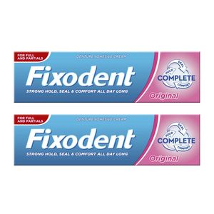 Pachet Promo: 2 x Adeziv pentru proteza dentara Fixodent Complete Original, 47g