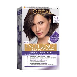 Vopsea permnanenta Excellence Cool Creme 5.11 Ultra Ash Light Brown, 192 ml