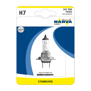 Bec far camion Narva H7 24V 70W PX26D cu halogen