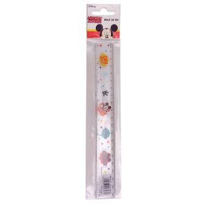 Rigla plastic transparenta Pigna Mickey Mouse 20cm