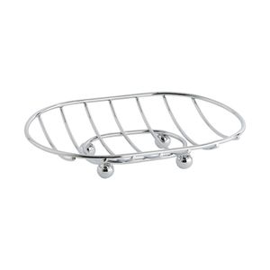 Savoniera Auchan Essential, din metal cu gratar, 12 x 8cm