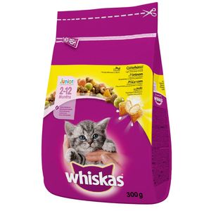 Hrana uscata pentru pisici Whiskas Junior cu pui 300g