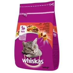 Hrana uscata pentru pisici Whiskas vita si morcov 300g