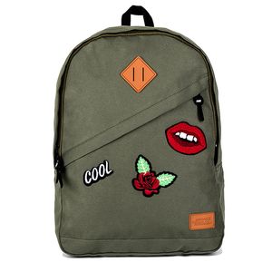 Rucsac 19L culorea verde olive cu imprimeu