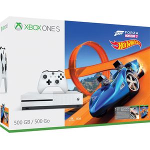 Pachet Consola Xbox One S 500GB si jocurile Forza Horizon 3 si Hot Wheels Expansion