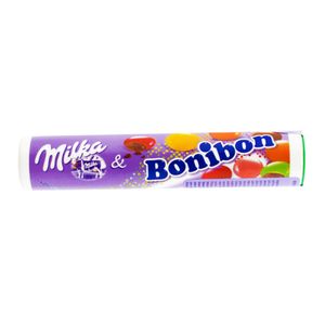 Bomboane cu ciocolata si lapte Bonibon Milka, 24,3g