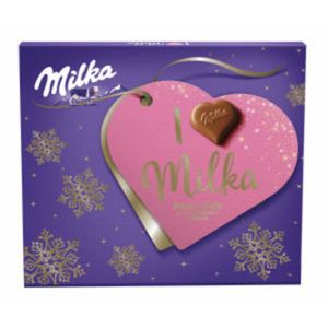 Praline I Love Milka cu capsuni, 120g