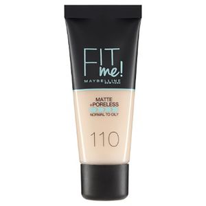 Fond de ten matifiant Maybelline New York Fit Me Matte & Poreless 110 Porcelain, 30ml