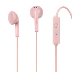 Casti handsfree in ear Qilive Q1666 roz cu telecomanda pe fir