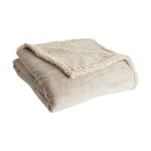 Pled din fleece Actuel, 130 x 170cm, gri deschis