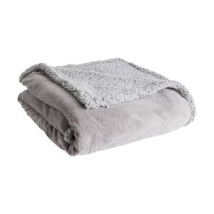 Pled din fleece Actuel, 130 x 170cm, gri