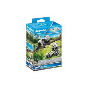 Jucarie panda cu pui, Playmobil