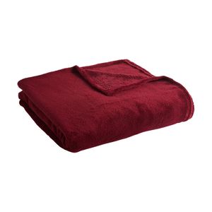 Pled din fleece Actuel, 240g, 180 x 220cm, Culoarea Visiniu