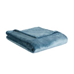 Pled din flanel Actuel, 220g, 130x170cm, Culoarea Albastru