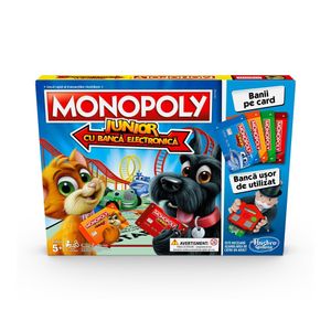 Joc Monopoly Junior cu banca electronica