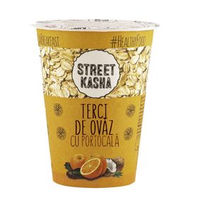 Supa crema terci de ovaz cu portocala Street Kasha, 50g