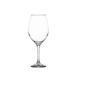 Set 6 pahare cu picior din sticla, pentru apa Uniglass, 580ml