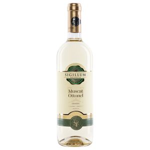 Vin alb demisec Sigillum Moldaviae, Muscat Ottonel 0.75 l