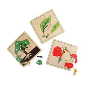 Montessori puzzle 39 piese One Two Fun