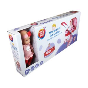 Set deluxe cu papusa One Two Fun, 30cm