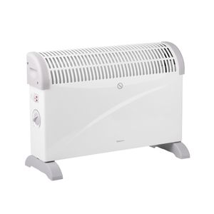 Convector electric Selecline EL 600091652, 2000W, termostat reglabil, alb