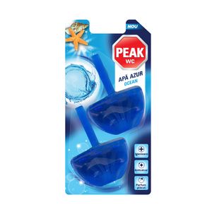 Sapun solid pentru toaleta Peak Wc, Azur Ocean, 2 x 40g