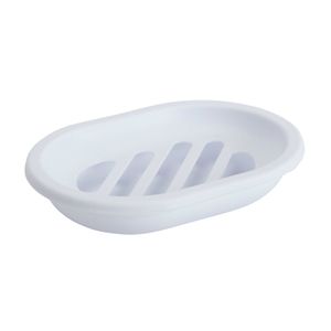 Savoniera alba Pouce, din polipropilena 13 x 9.5 x 2.5 cm