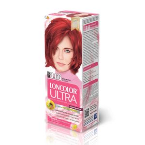 Vopsea permanenta pentru par Loncolor Ultra, 8.66 Rosu intens deschis