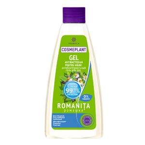 Gel antibacterian pentru maini Cosmeplant, cu extract de romanita, 200 ml