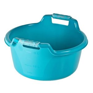 Lighean din plastic cu maner Jotta, 13.5L, albastru mary