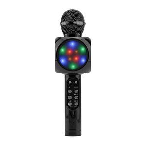 Microfon pentru karaoke Qilive cu bluetooth si boxa incorporata, negru