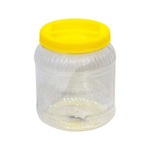 Borcan Agora Plast din plastic, cu capac, 1.5 l