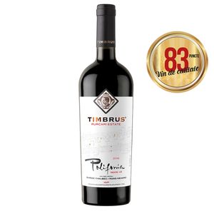 Vin rosu sec Timbrus, Schiraz, Malbec, Rara neagra 0.75 l