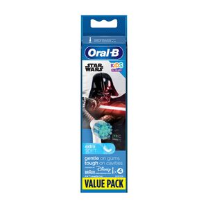 Rezerve periuta de dinti electrica pentru copii Oral-B Star Wars, 4 Bucati