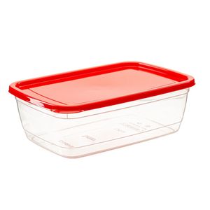 Caserola din plastic dreptunghiulara pentru alimente Zambak, 1.25L