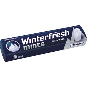 Bomboane mentolate Winterfresh Strong Mint 28 g