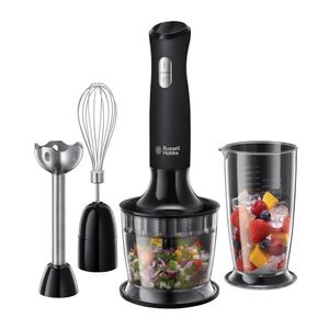 Mixer vertical Russell Hobbs 3 in 1, 24702-56, 500W, 12000rpm, 2 viteze, Culoarea Negru