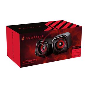 Boxe pentru Gaming Gator Eye SureFire, Culoarea Negru/Rosu