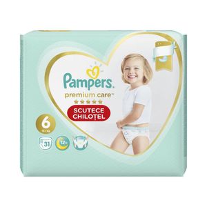 Scutece chilotel Pampers Premium Care Pants, marimea 6 extra large, 31 bucati
