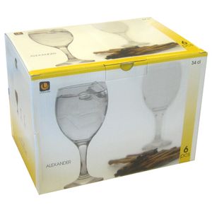 Set 6 pahare Uniglass Alexander pentru apa 325ml